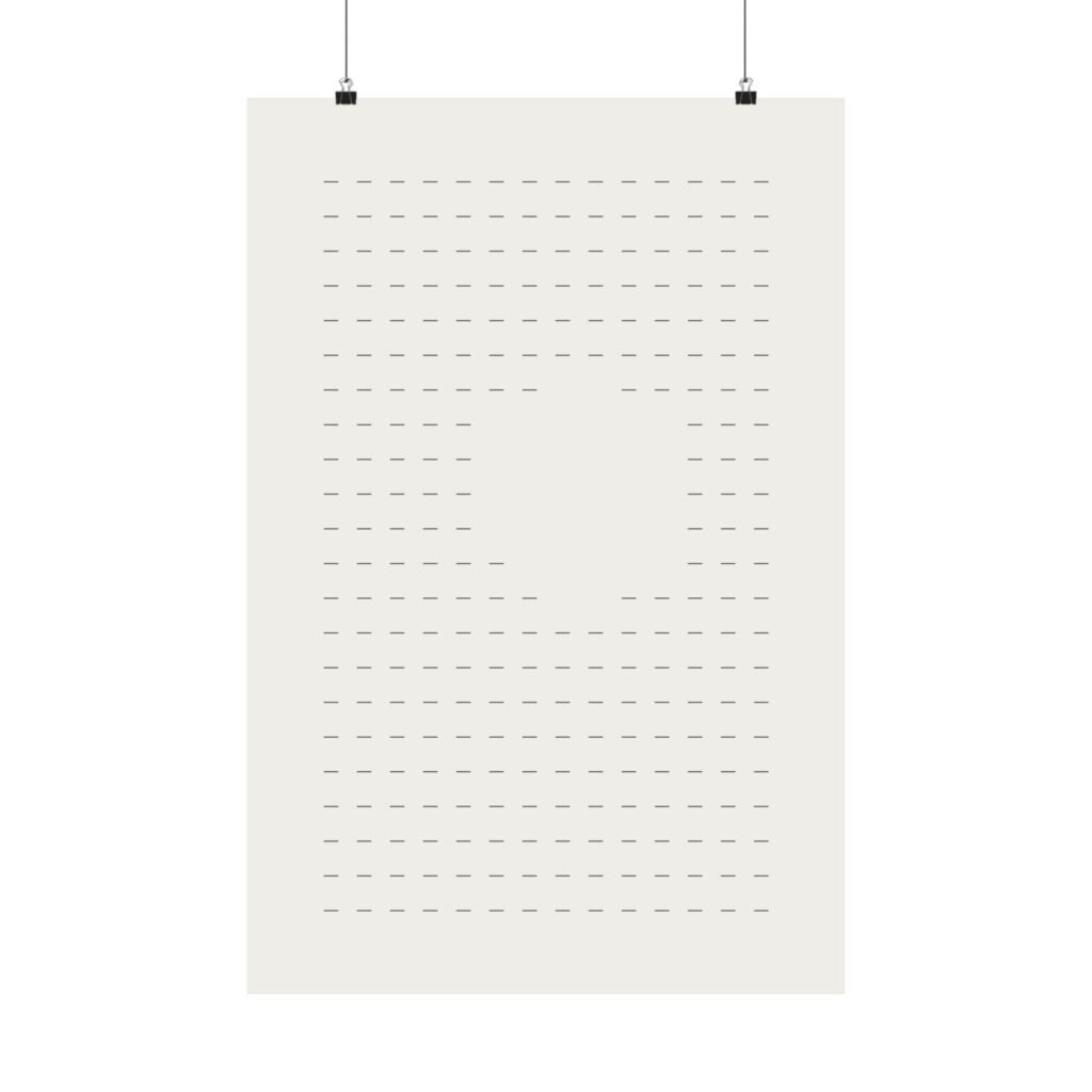 Field — Minimalist Line Art Print
