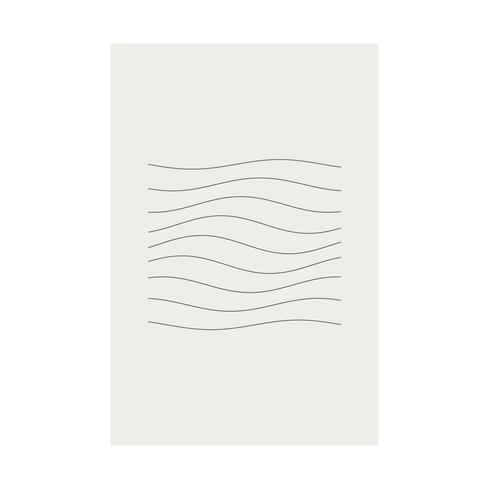 Waves — Minimalist Line Art Print - Image 2