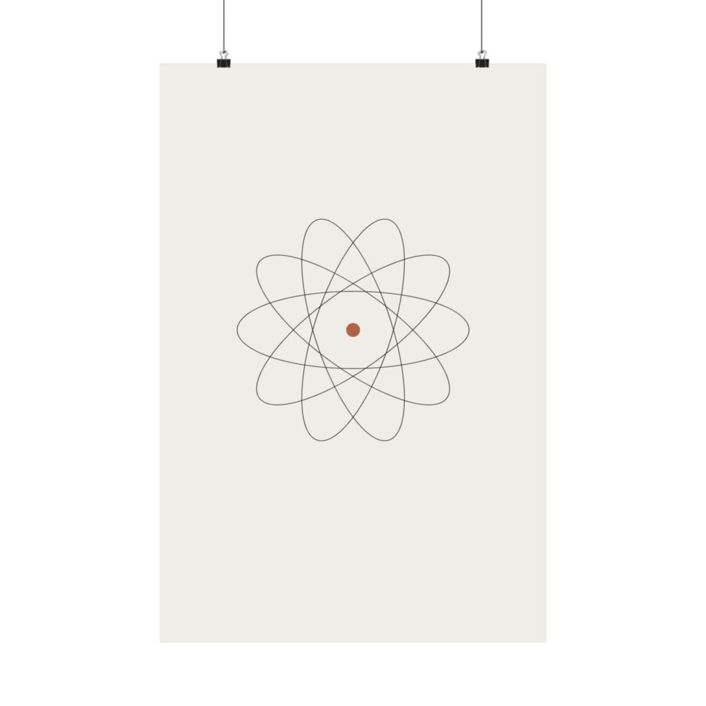 Orbit — Minimalist Line Art Print